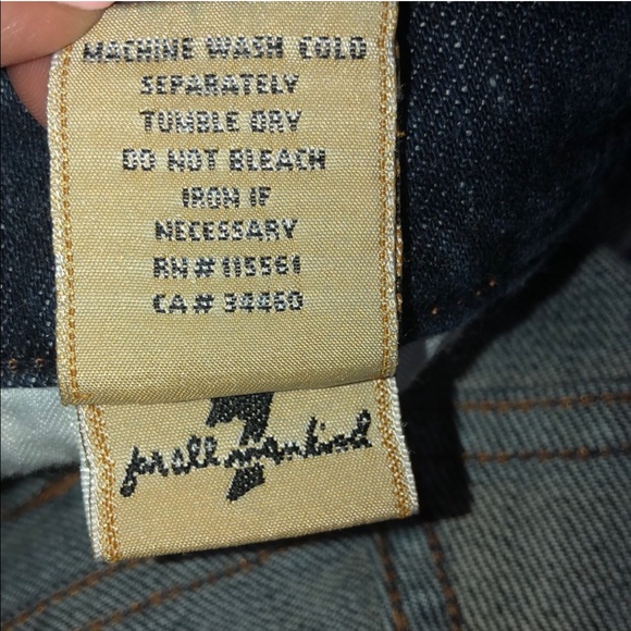 7 of all mankind bootcut jeans - Picture 5 of 5